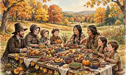 The First Thanksgiving Feast