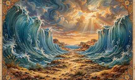 Prophet Musa and the Parted Sea