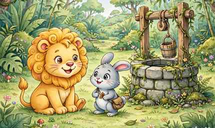 The Lion and the Clever Rabbit