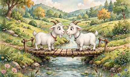 The Two Goats on the Bridge
