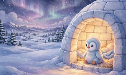 Pip the Penguin's Cozy Igloo