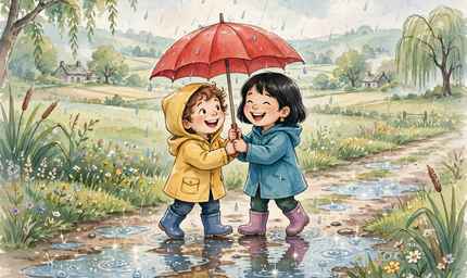 Sharing the Last Umbrella