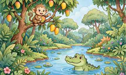 The Monkey and the Crocodile