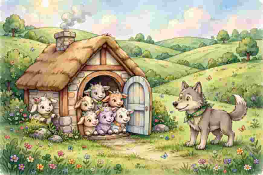 The Wolf and the Seven Little Goats