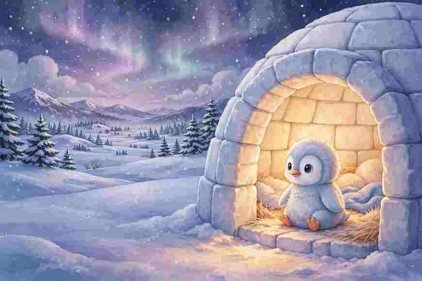 Pip the Penguin's Cozy Igloo
