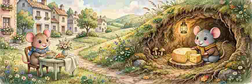 The Town Mouse and the Country Mouse