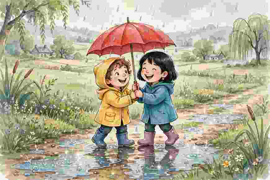 Sharing the Last Umbrella