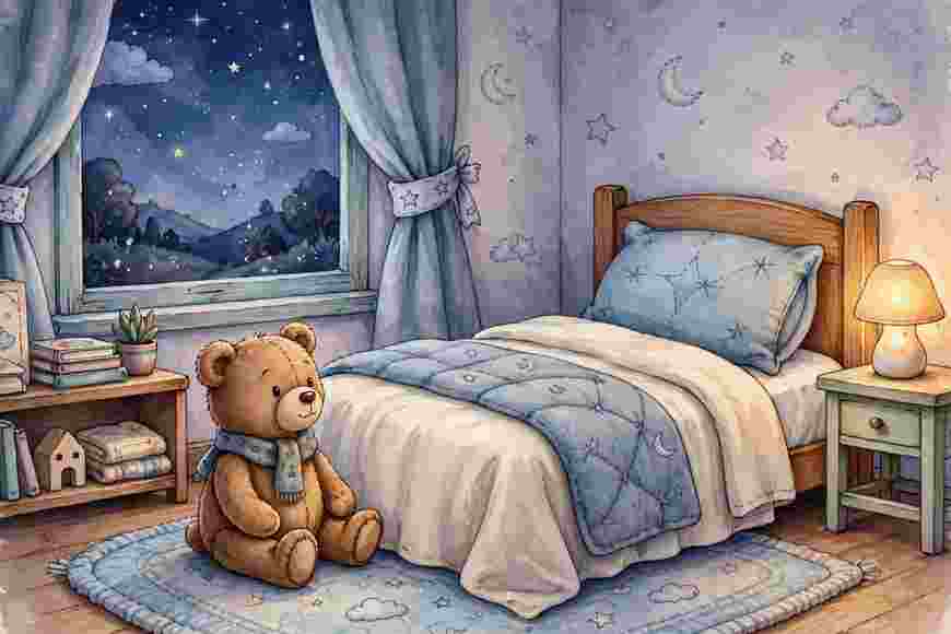 Tommy the Teddy Bear's Night Watch