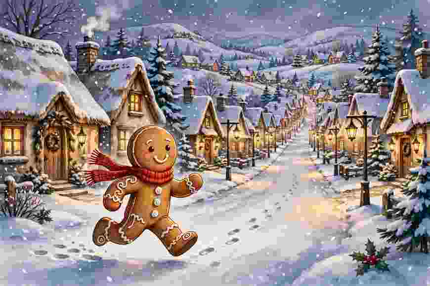 The Gingerbread Boy's Christmas Adventure