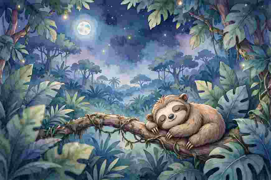 Sammy the Sleepy Sloth